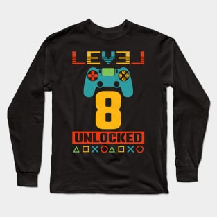 Level 8 Unlocked Long Sleeve T-Shirt